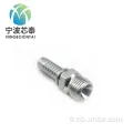 Acier inoxydable bsp mâle mâle hydraulique Hex-raccords de mamelon 12611 pour la haute pression